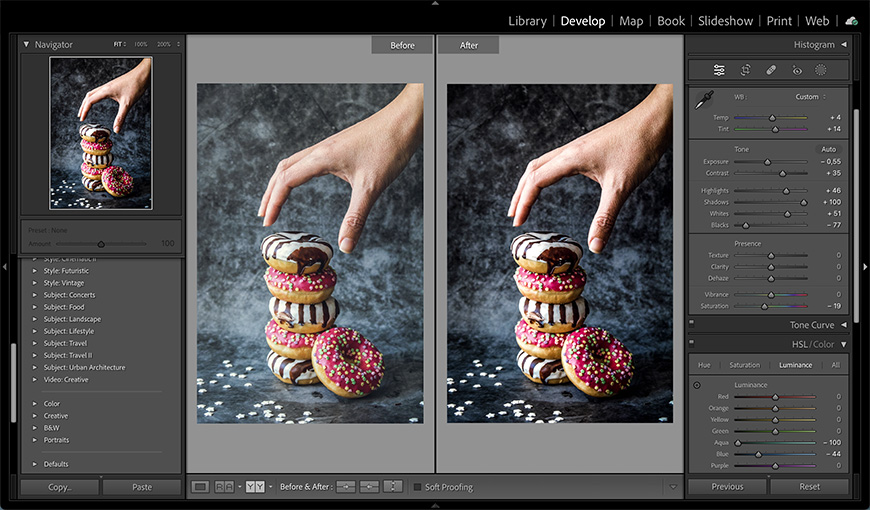 Lightroom editing style tutorial for creating a signature look